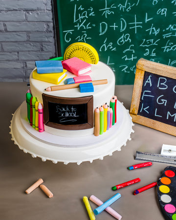 Learning Adventures - Back To School Cake
